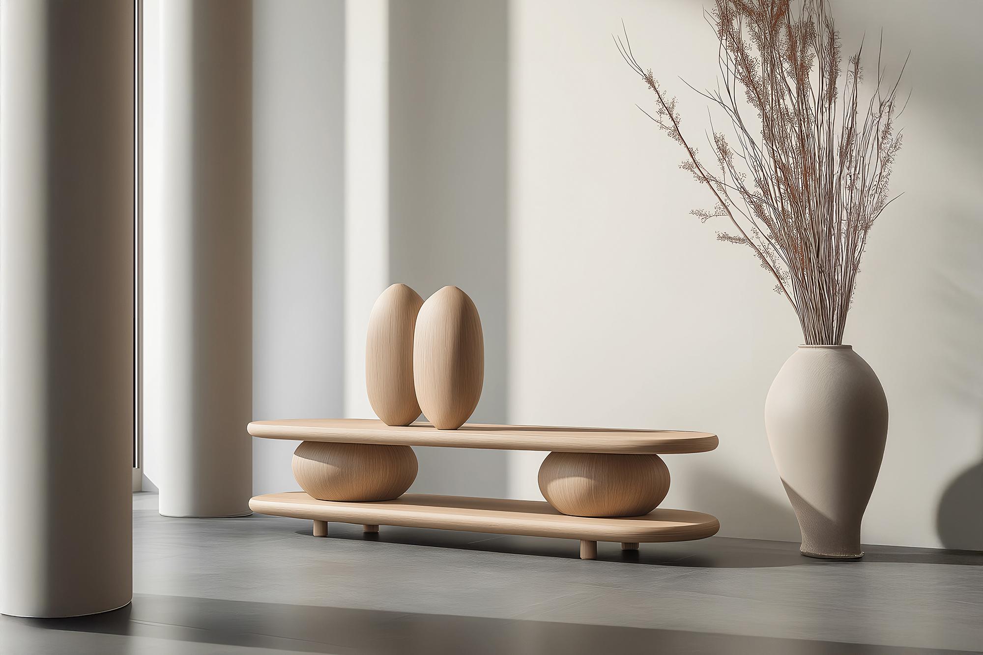 Dekorative Konsole Sereno No32 aus Massivholz, Zeitgenössische Möbel von NONO

Sereno Collection'S
Entwurf von Joel Escalona für NONO

Wenn Zweckmäßigkeit zur Kunst wird, ist das Ergebnis die Collection'S von Joel Escalona für NONO. Diese