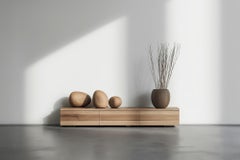 Decorative Console Sereno No54, Solid Wood Contemporary by NONO