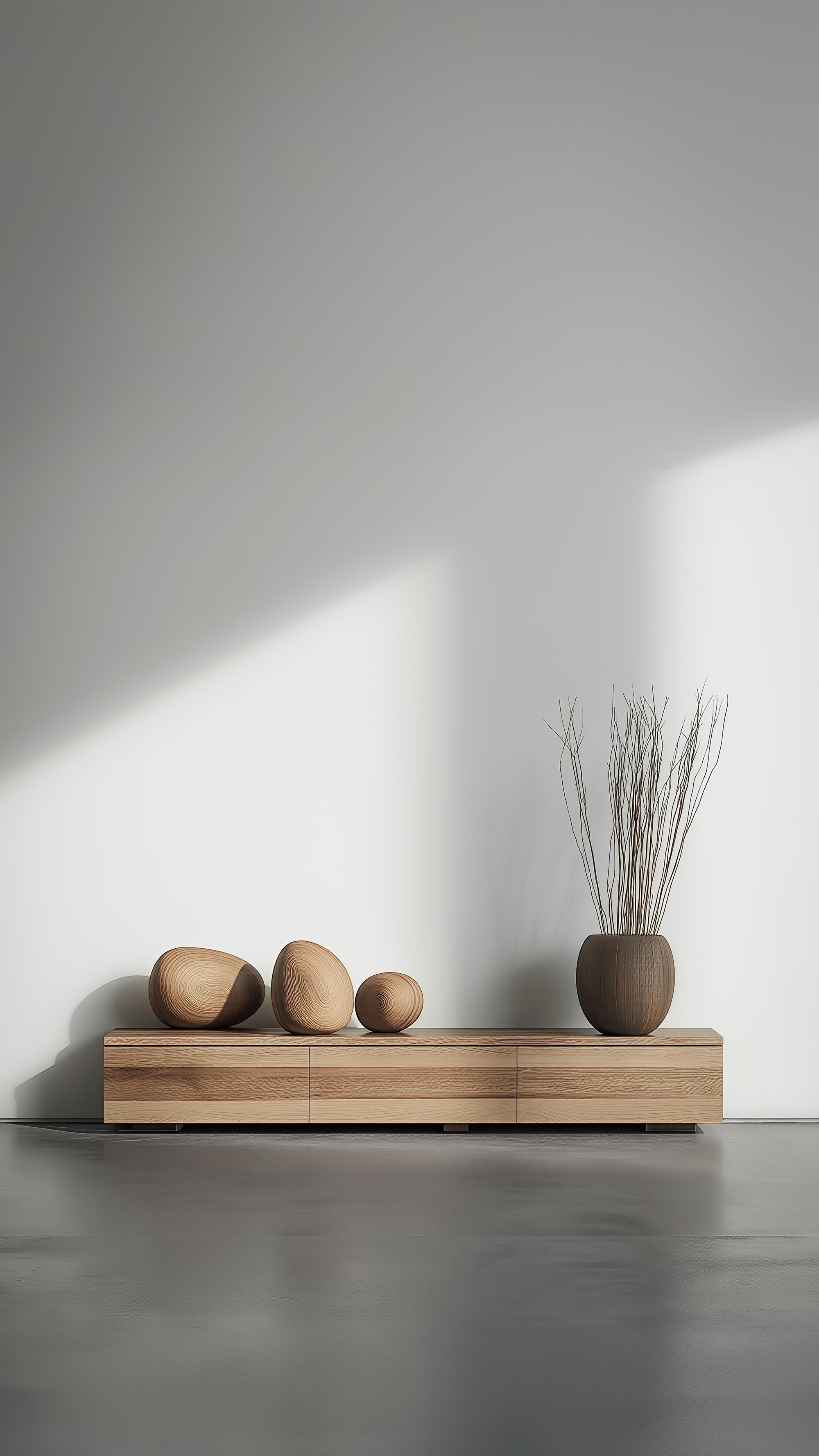 Dekorative Konsole Sereno No54, Massivholz Contemporary von NONO (Moderne der Mitte des Jahrhunderts) im Angebot