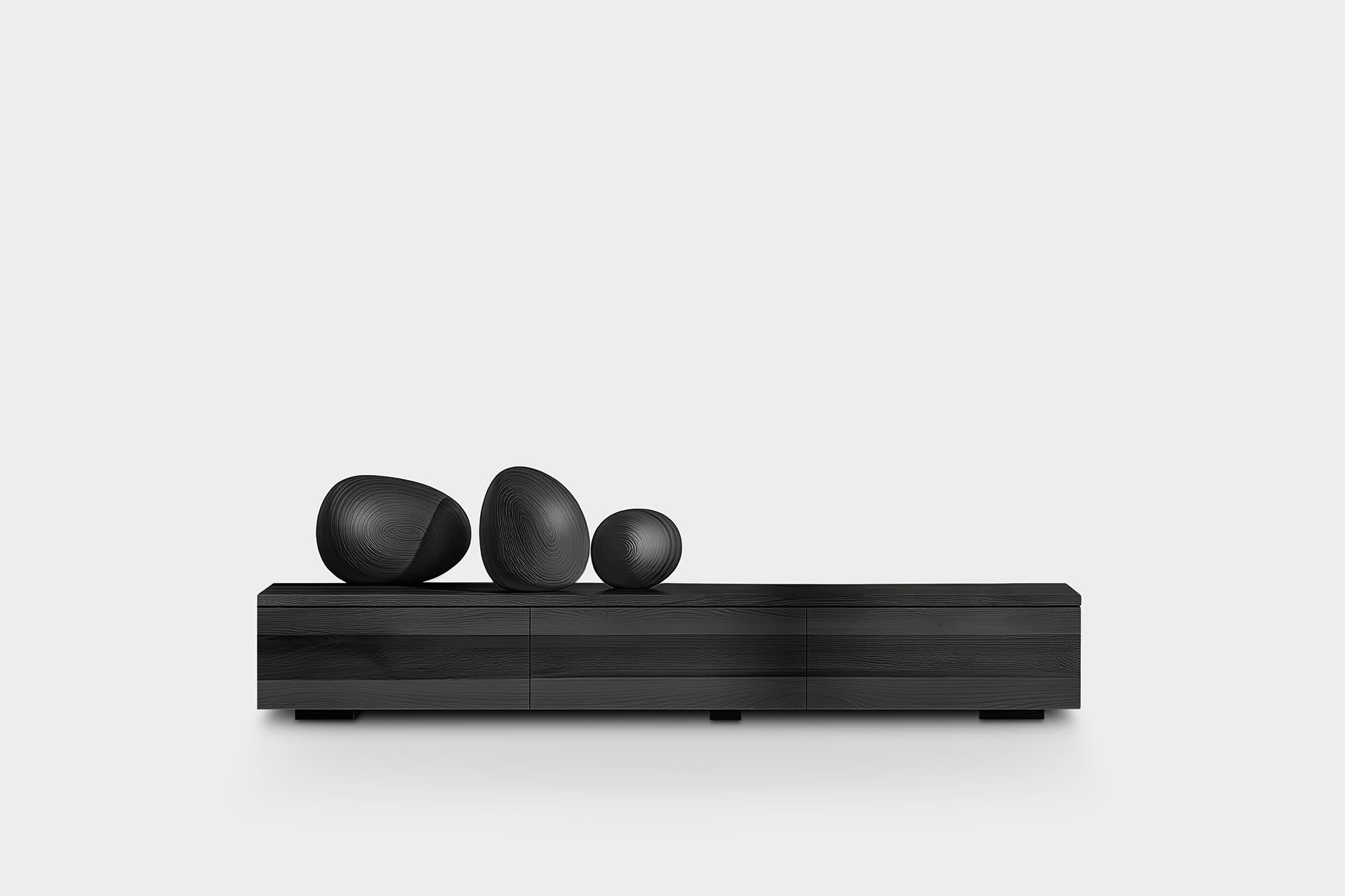 Dekorative Konsole Sereno No54, Massivholz Contemporary von NONO (Mexikanisch) im Angebot