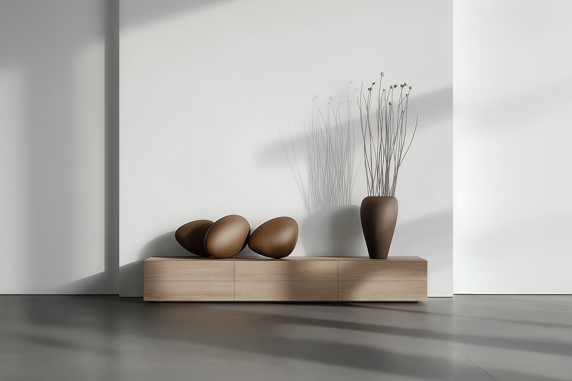 Dekorative Konsole Sereno No54, Massivholz Contemporary von NONO (Holz) im Angebot