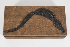 Decorative Cork and Bronze Box