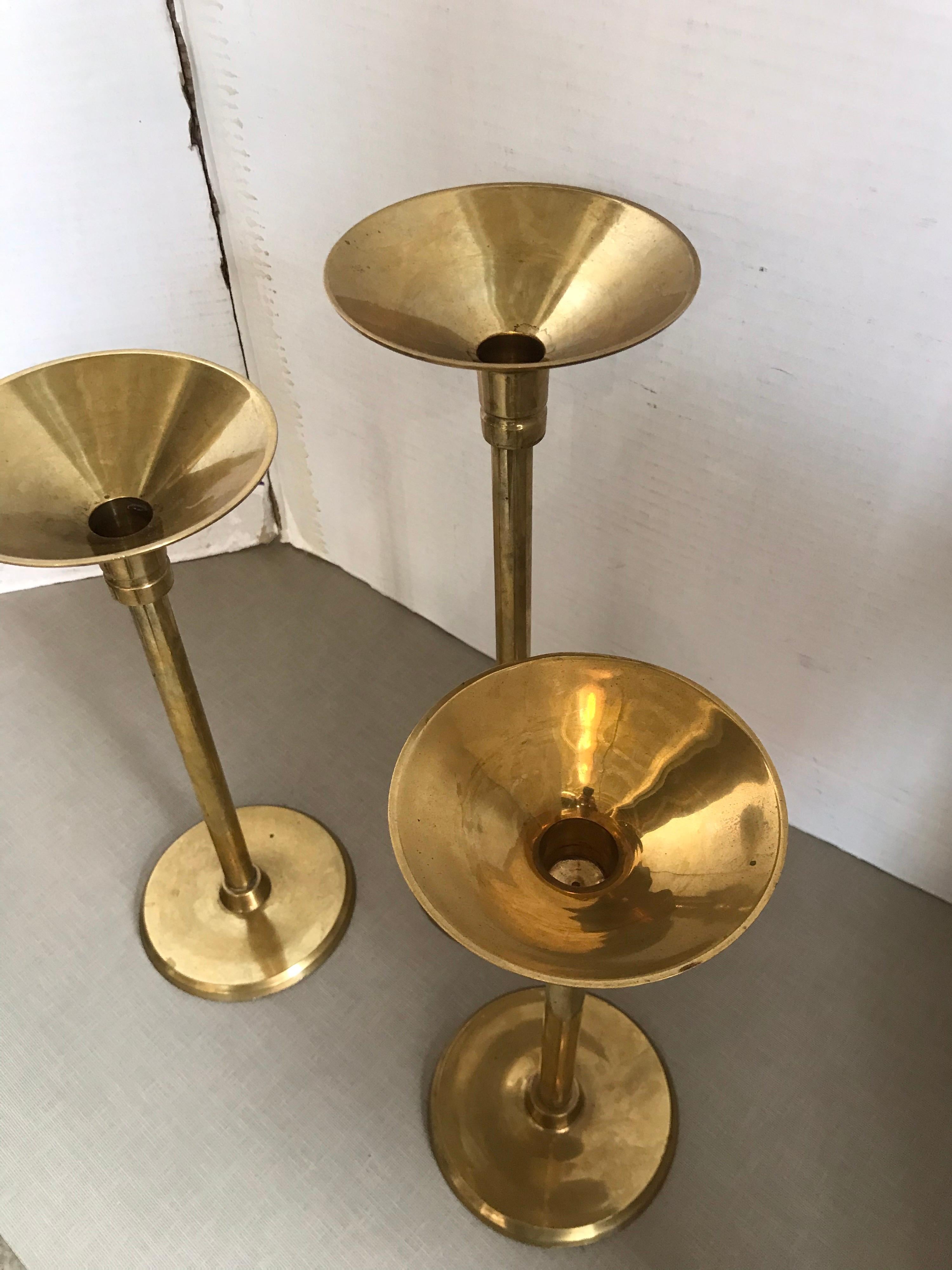 decorative crafts inc brass candlesticks