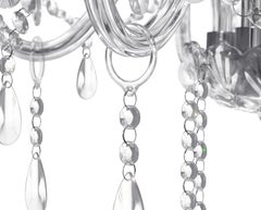 Decorative Crystal CEILING LAMP Pendant Venetian Hollywood Regency Chandelier