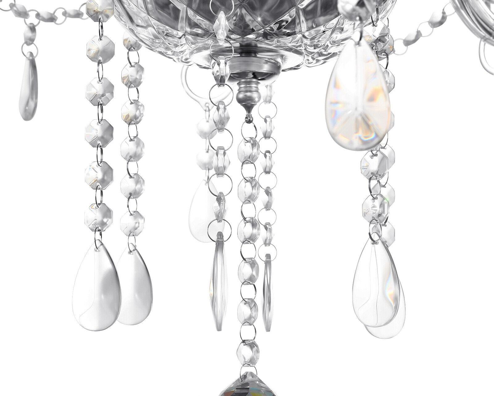 Dekorativer venezianischer Hollywood-Regency-Kronleuchter aus Kristall mit CEILING LAMP-Anhänger (Moderne) im Angebot