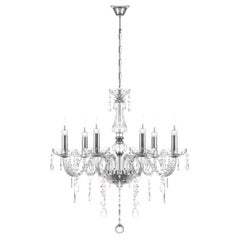 Lámpara de techo de cristal decorativa Lámpara de araña veneciana Hollywood Regency
