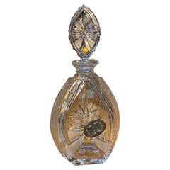 Decorative Crystal Decanter / Bottle Made in Italy, 1950s