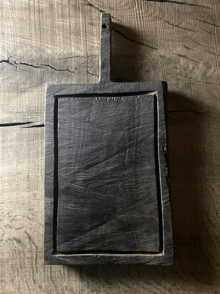 Decorative Cutting Board 5, Sculpted Oak For Sale at 1stDibs