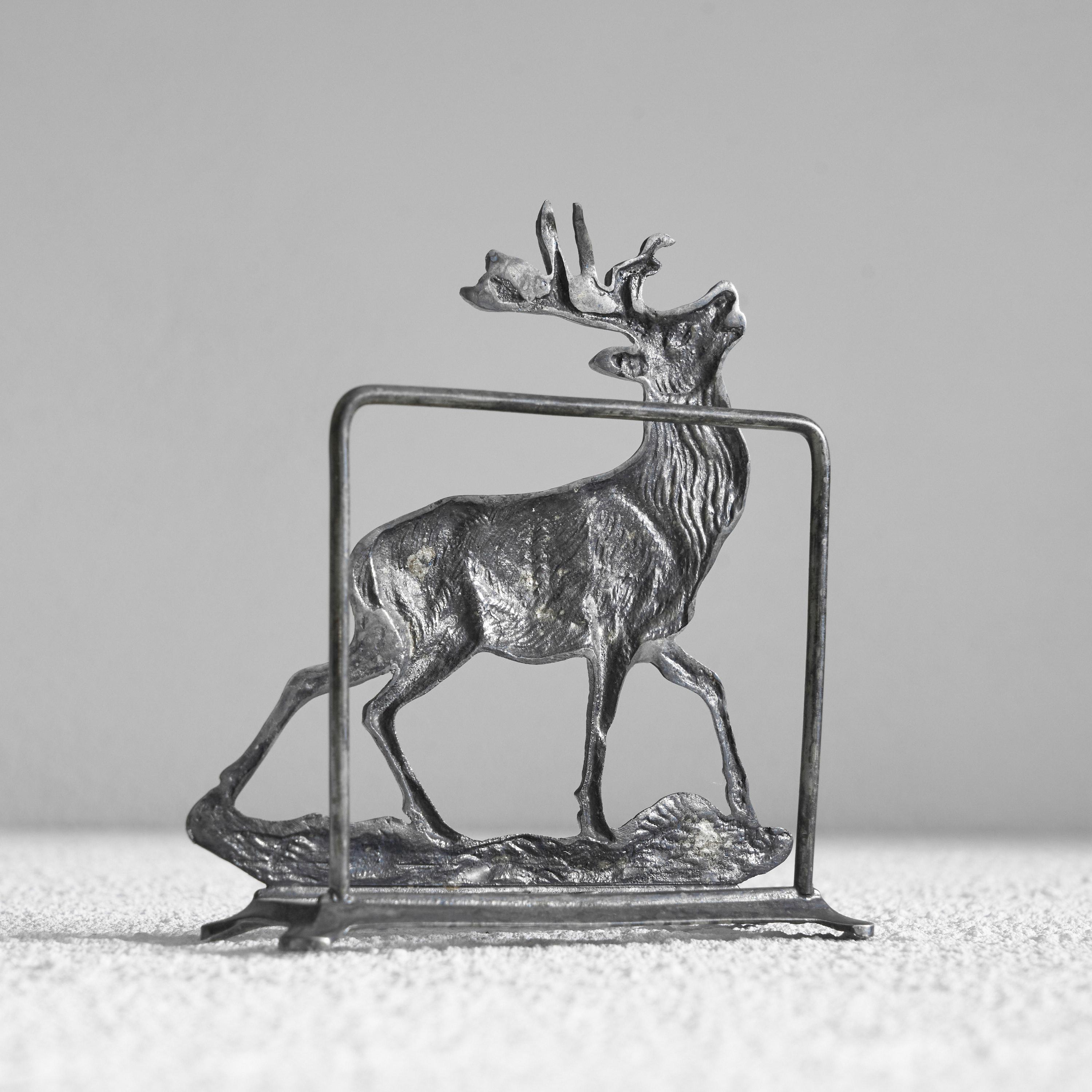 Mid-Century Modern Decorative 'Deer' Napkin Holder 1930s For Sale