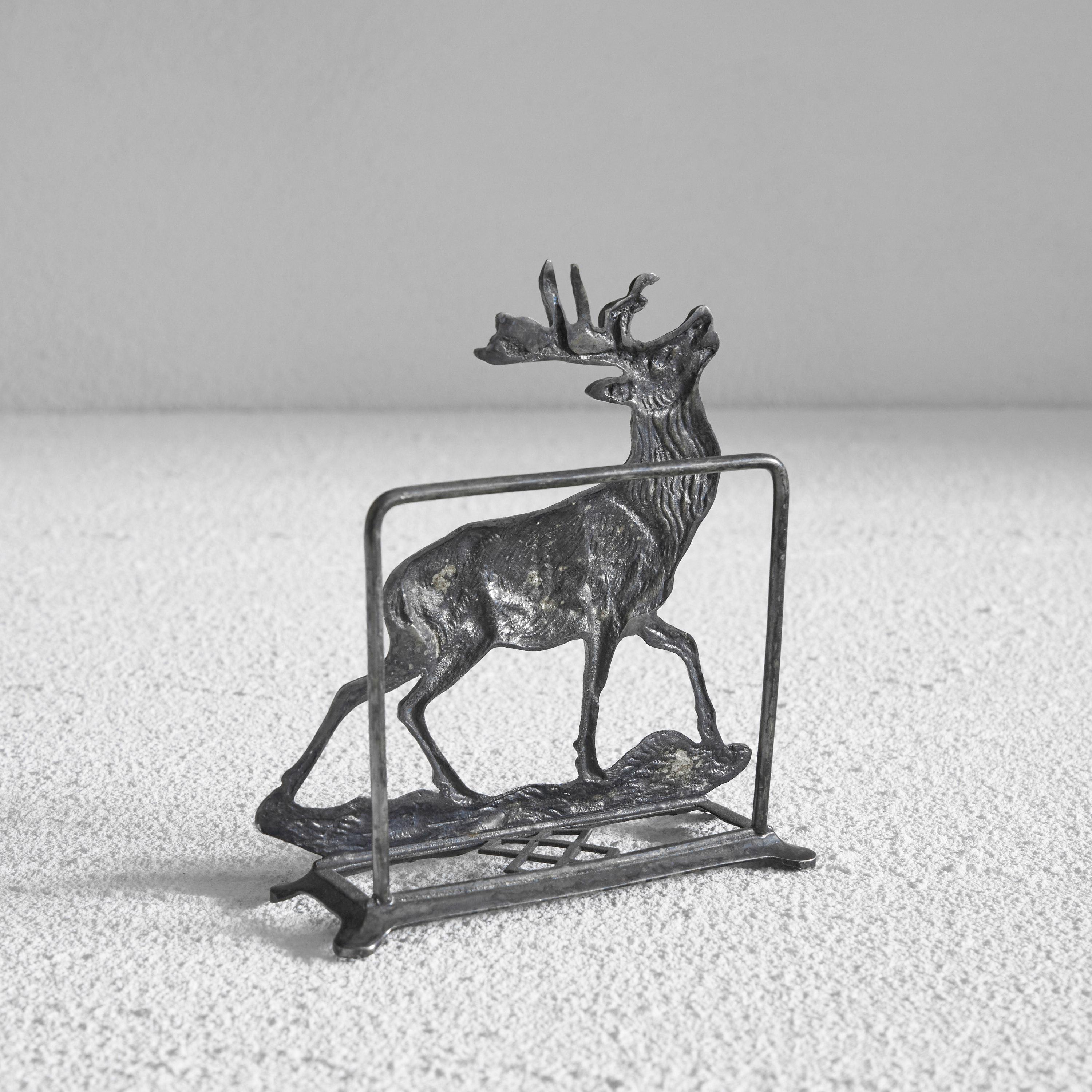 Dutch Decorative 'Deer' Napkin Holder 1930s For Sale