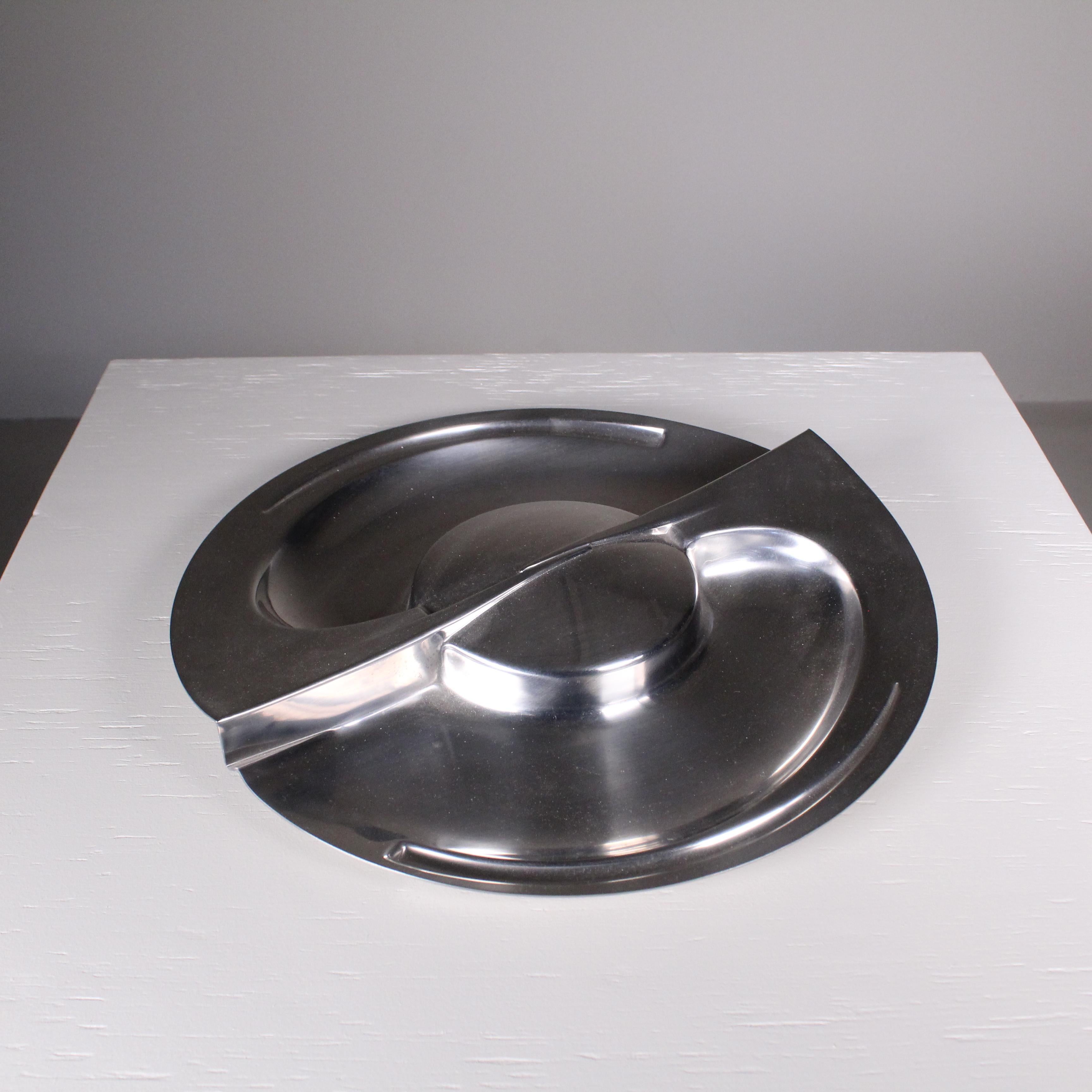  Decorative Dish Forma Orizzontale Circolare, Carmelo Cappello, Alessi, 1970  For Sale 6