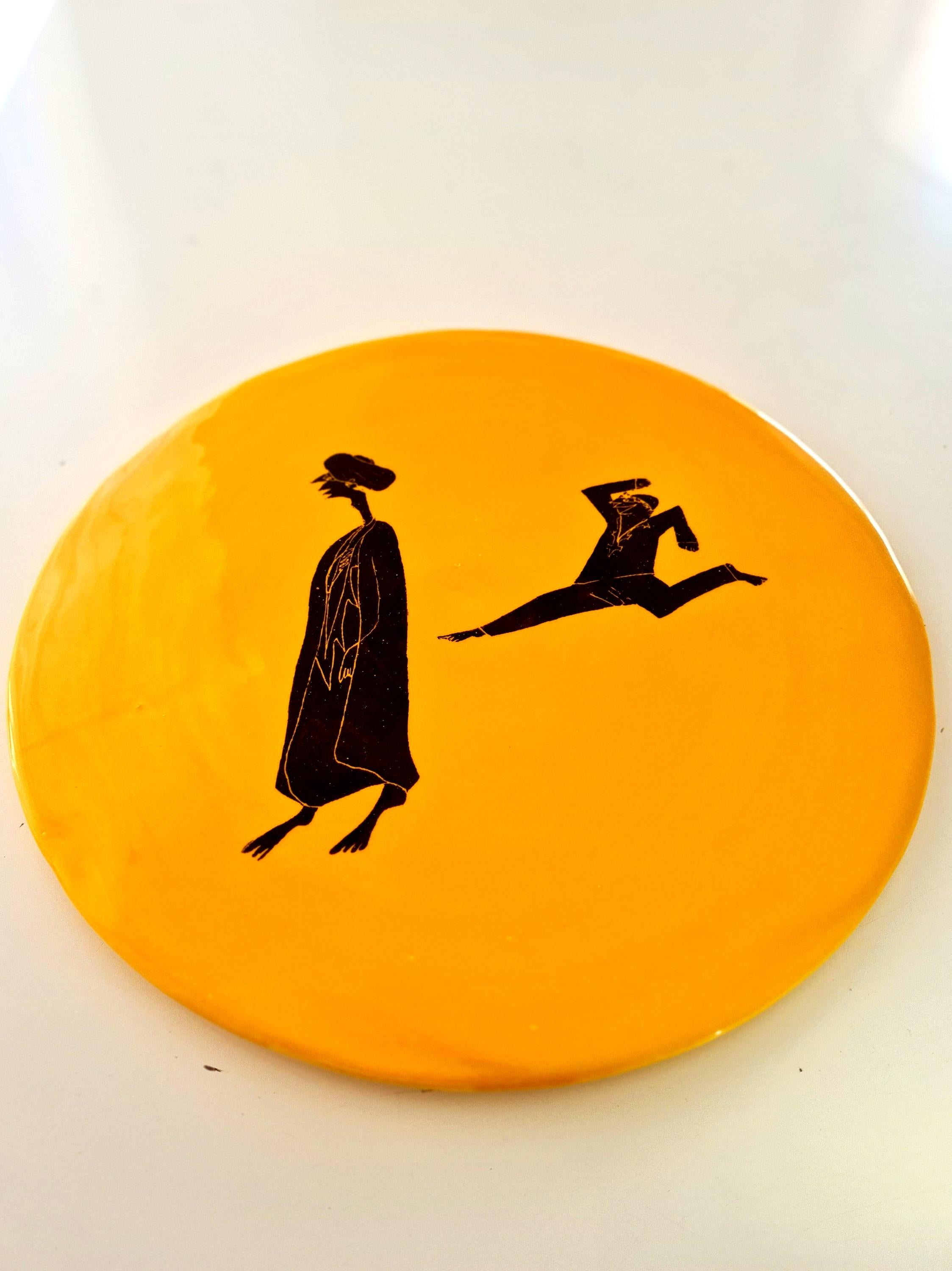 Decorative Dishes HARBA Yellow edition For Sale 2