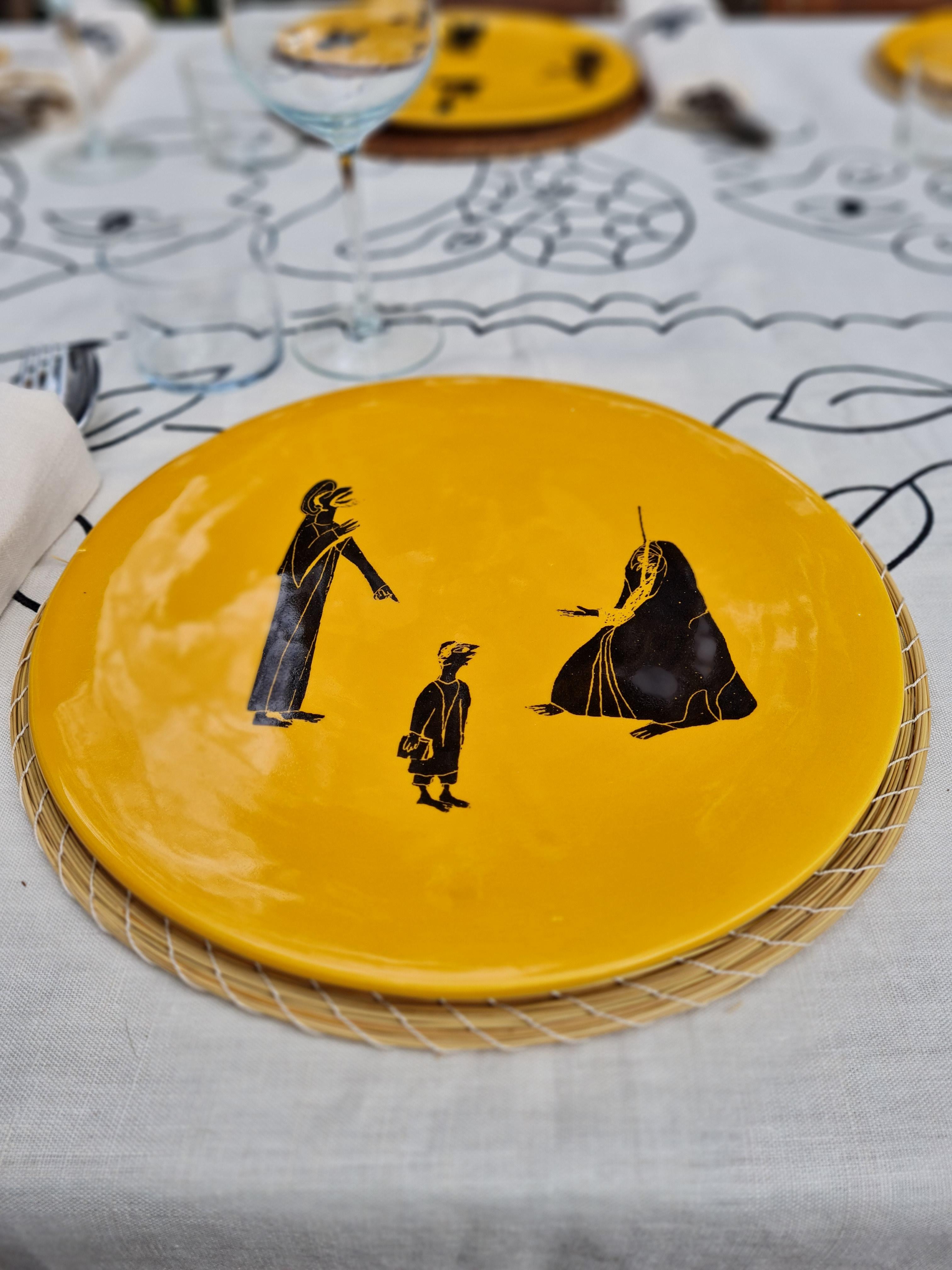 Decorative Dishes LAKRAYA Yellow edition For Sale 4