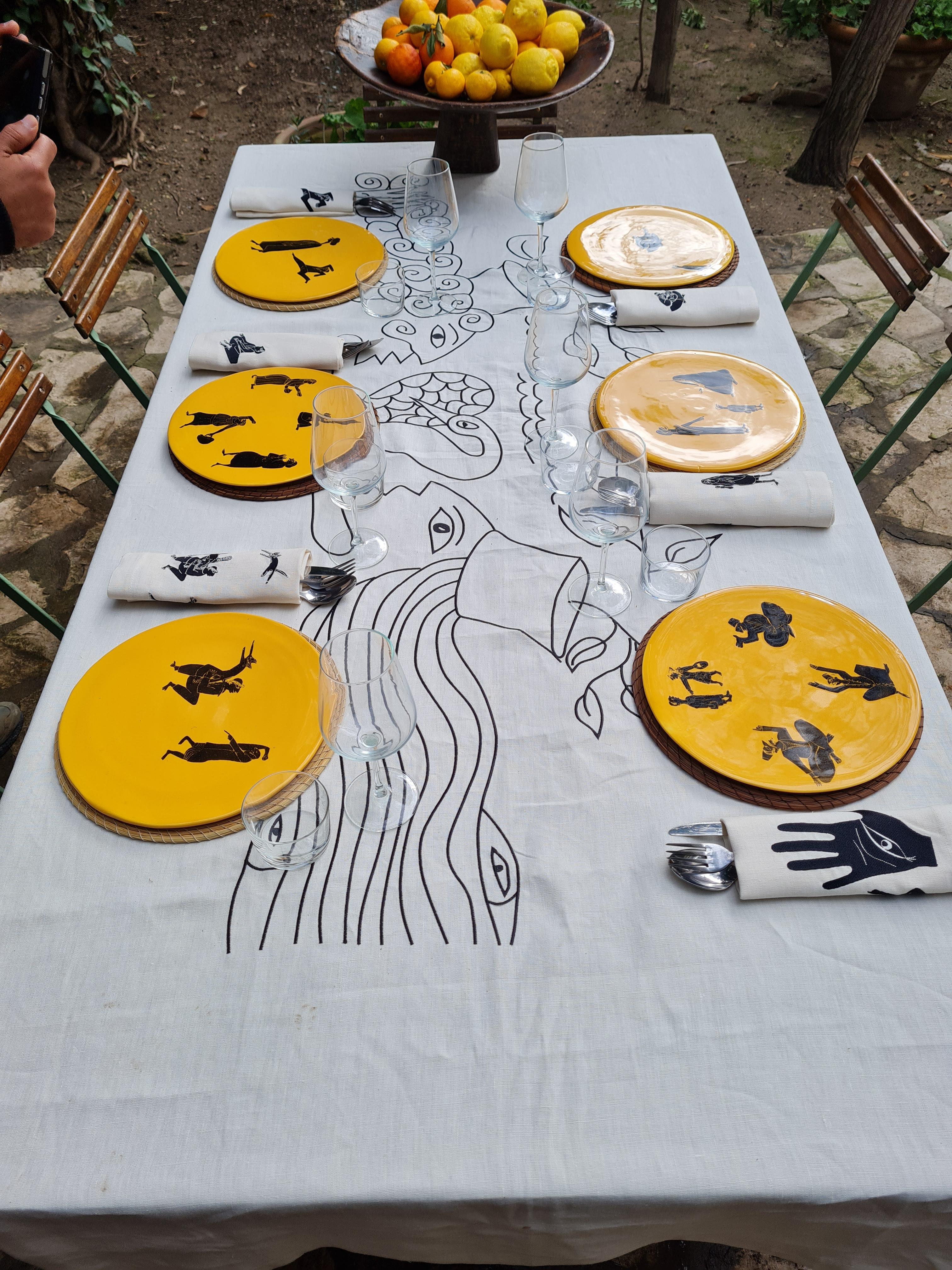 Decorative Dishes LAKRAYA Yellow edition For Sale 5