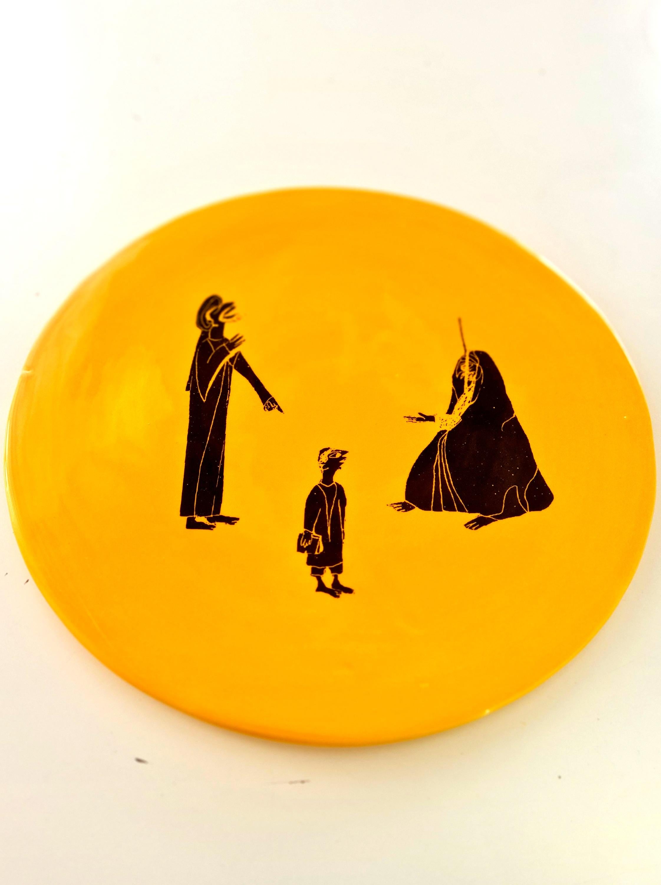 Decorative Dishes LAKRAYA Yellow edition For Sale 6