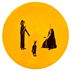 Plats décoratifs LAKRAYA édition jaune