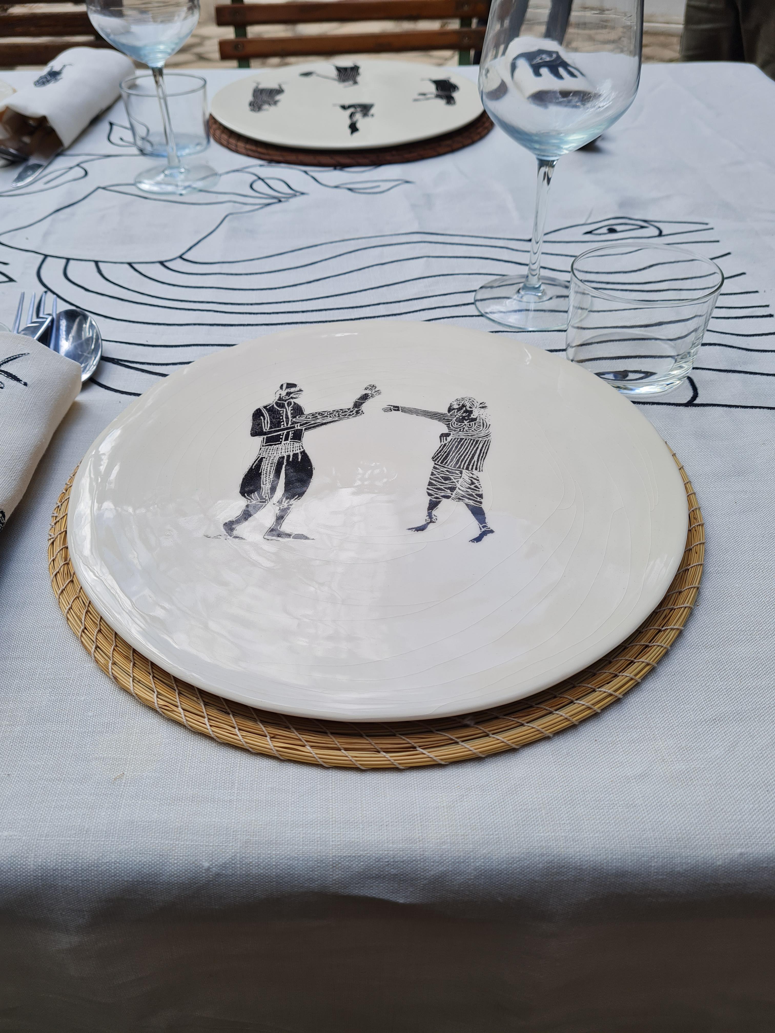 Contemporary Decorative Dishes MASHMOUM Yellow edition For Sale