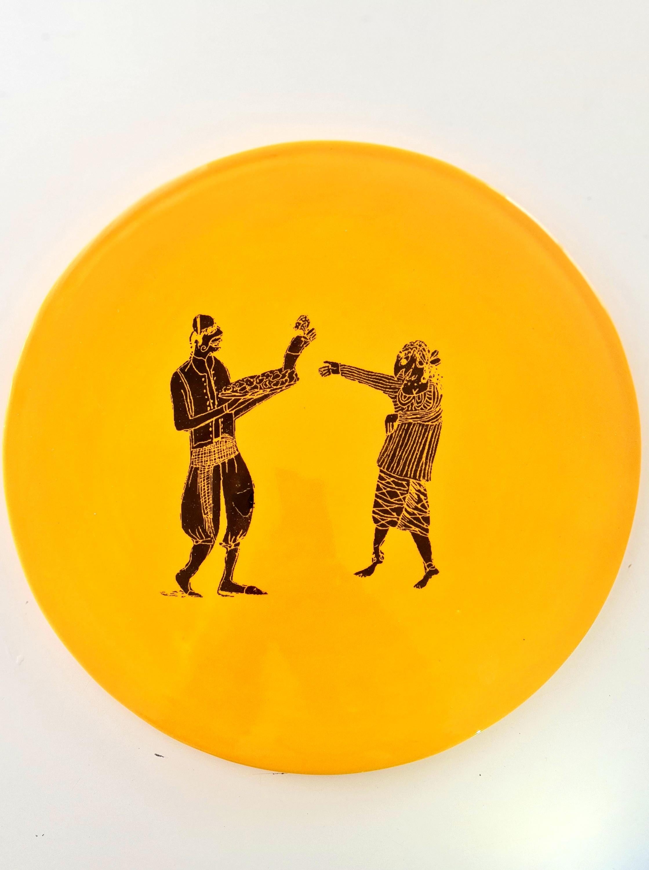 Decorative Dishes MASHMOUM Yellow edition For Sale 1
