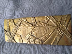 Decorative Door Pulls/Handles in Bronze, Italy 1970s