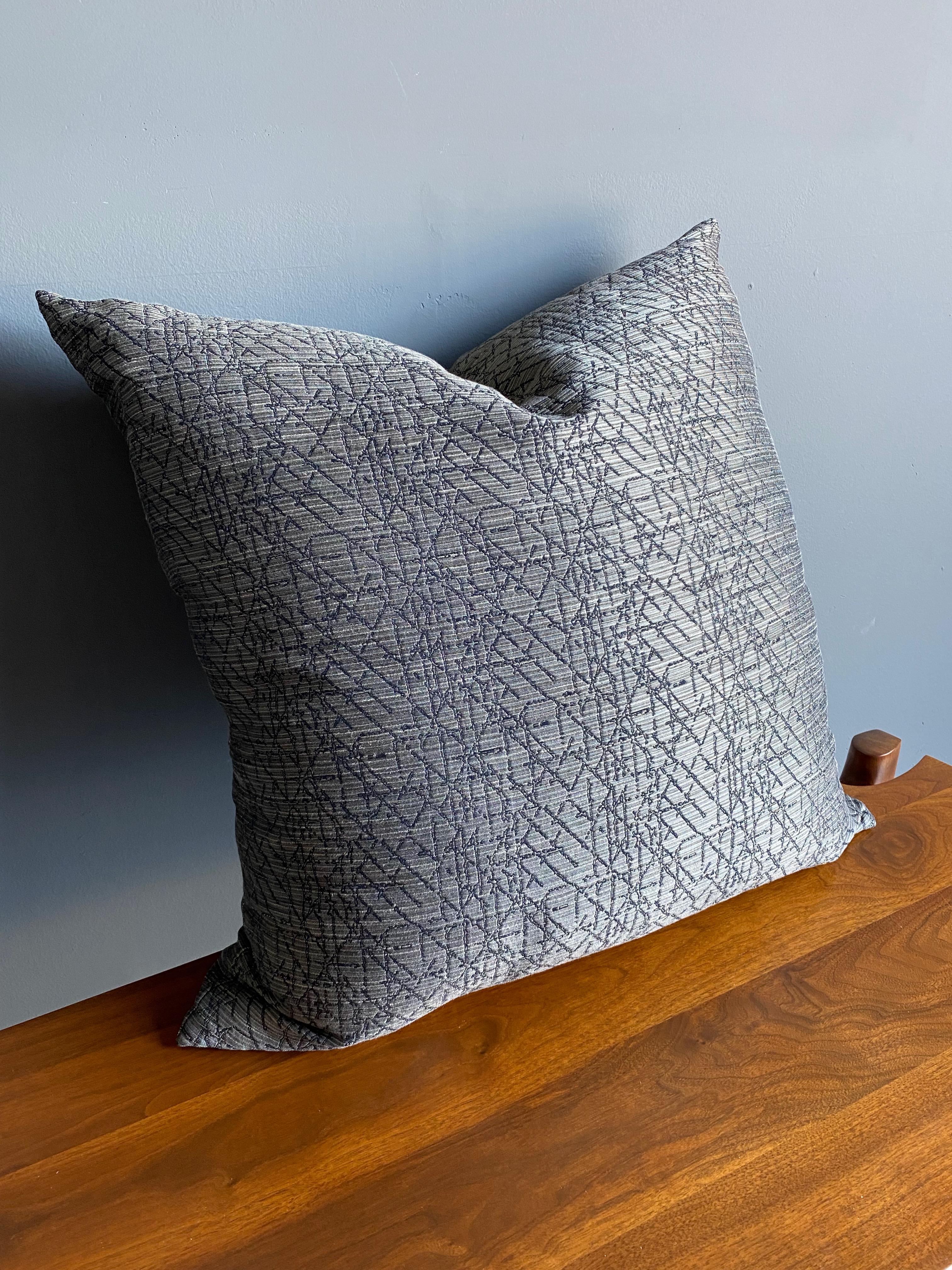 20th Century Decorative Down Fill Pillow By Donghia, circa 1995 For Sale