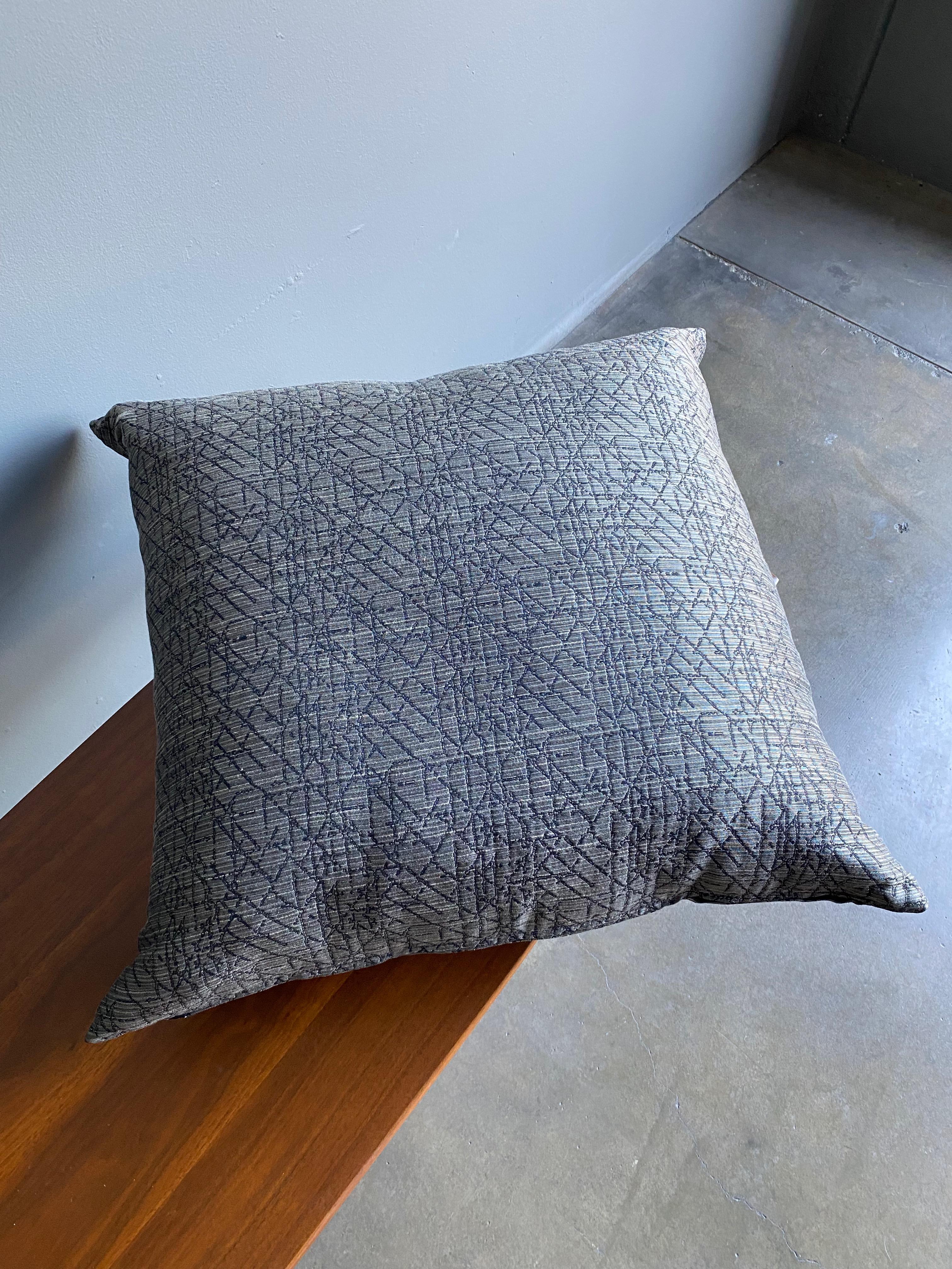 Decorative Down Fill Pillow By Donghia, circa 1995 For Sale 1