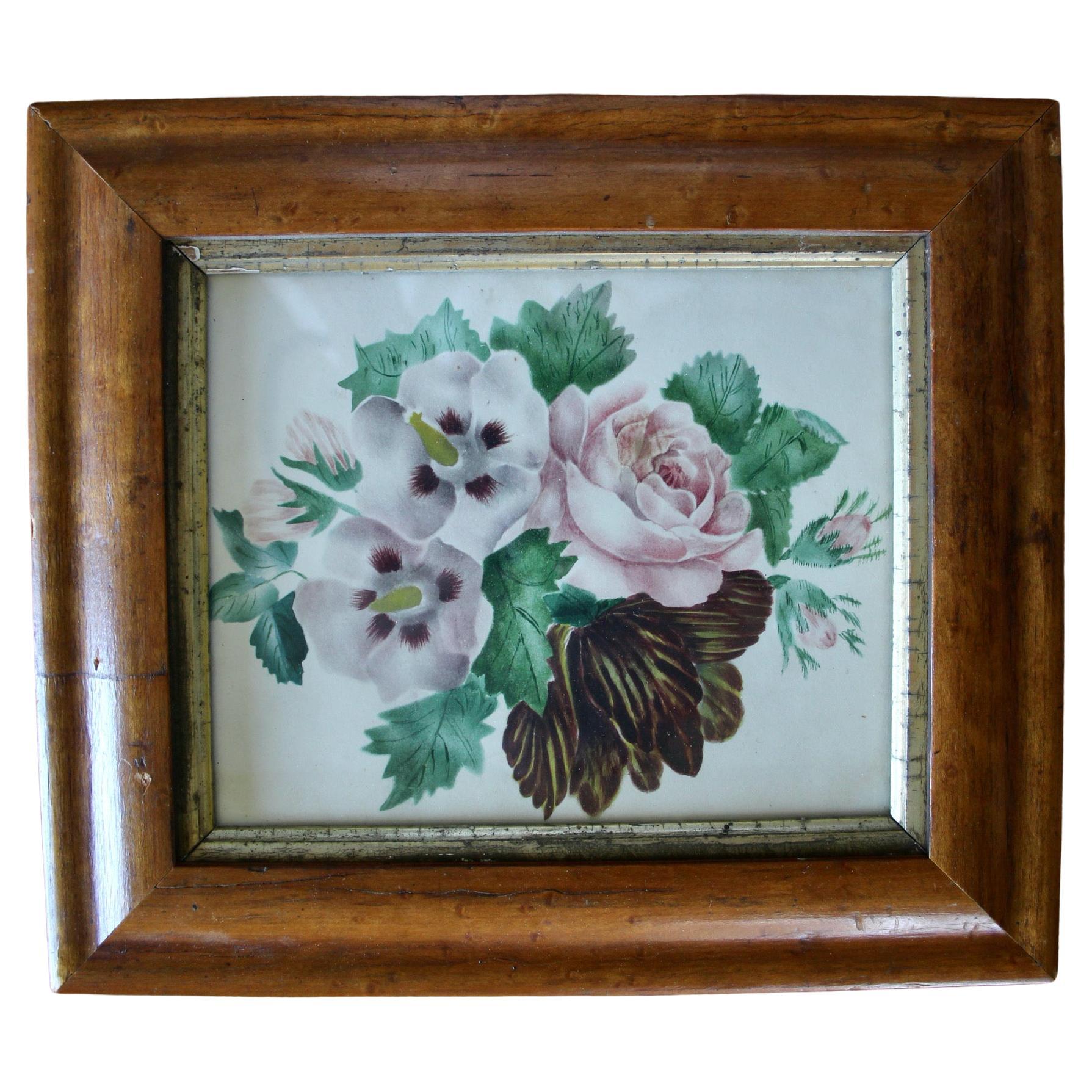 dekorative Zeichnung von Blumen Aquarell