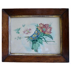 dekorative Zeichnung von Blumen Aquarell