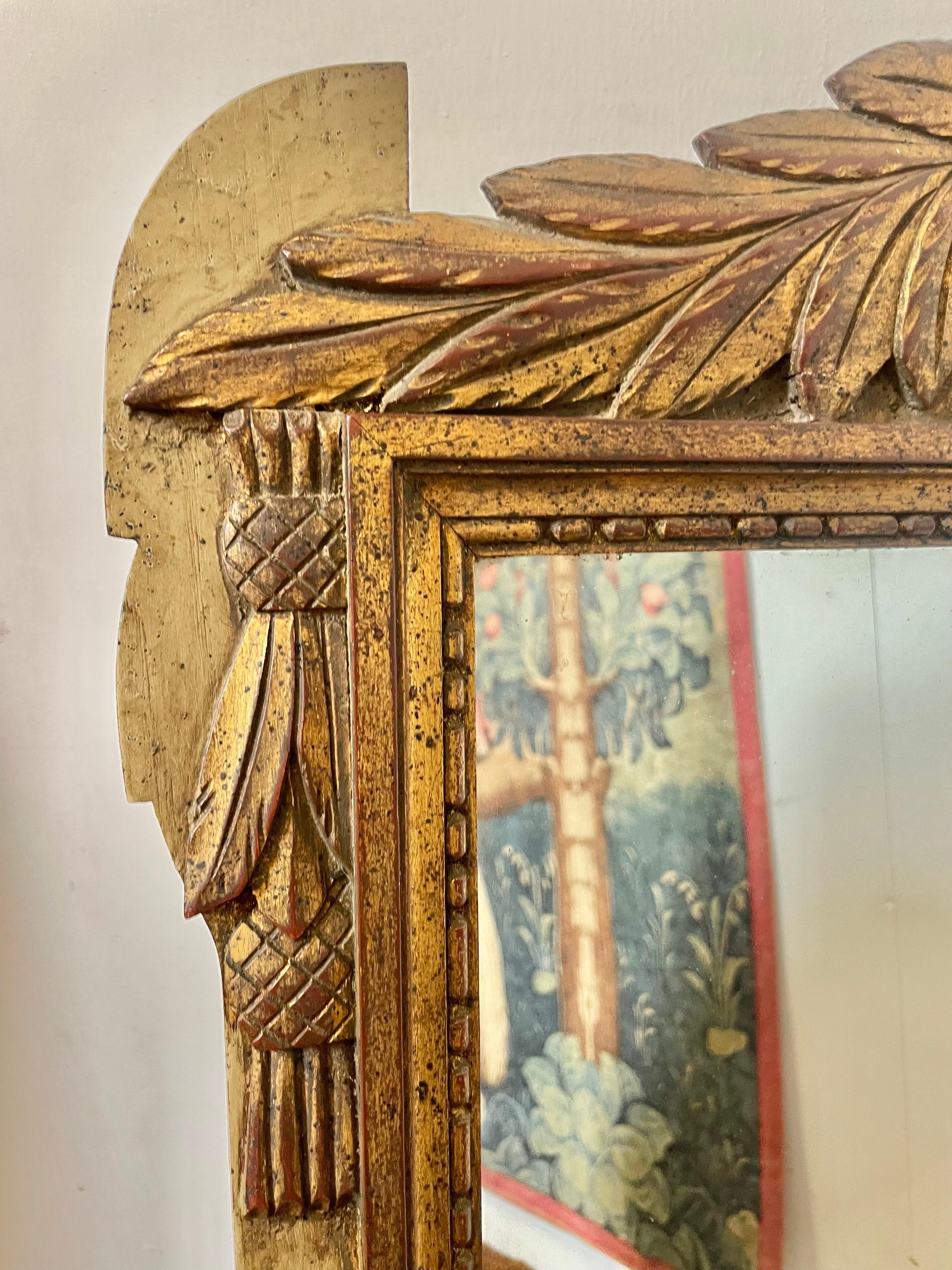 Decorative early 20th century Louis XVI style mirror For Sale 4