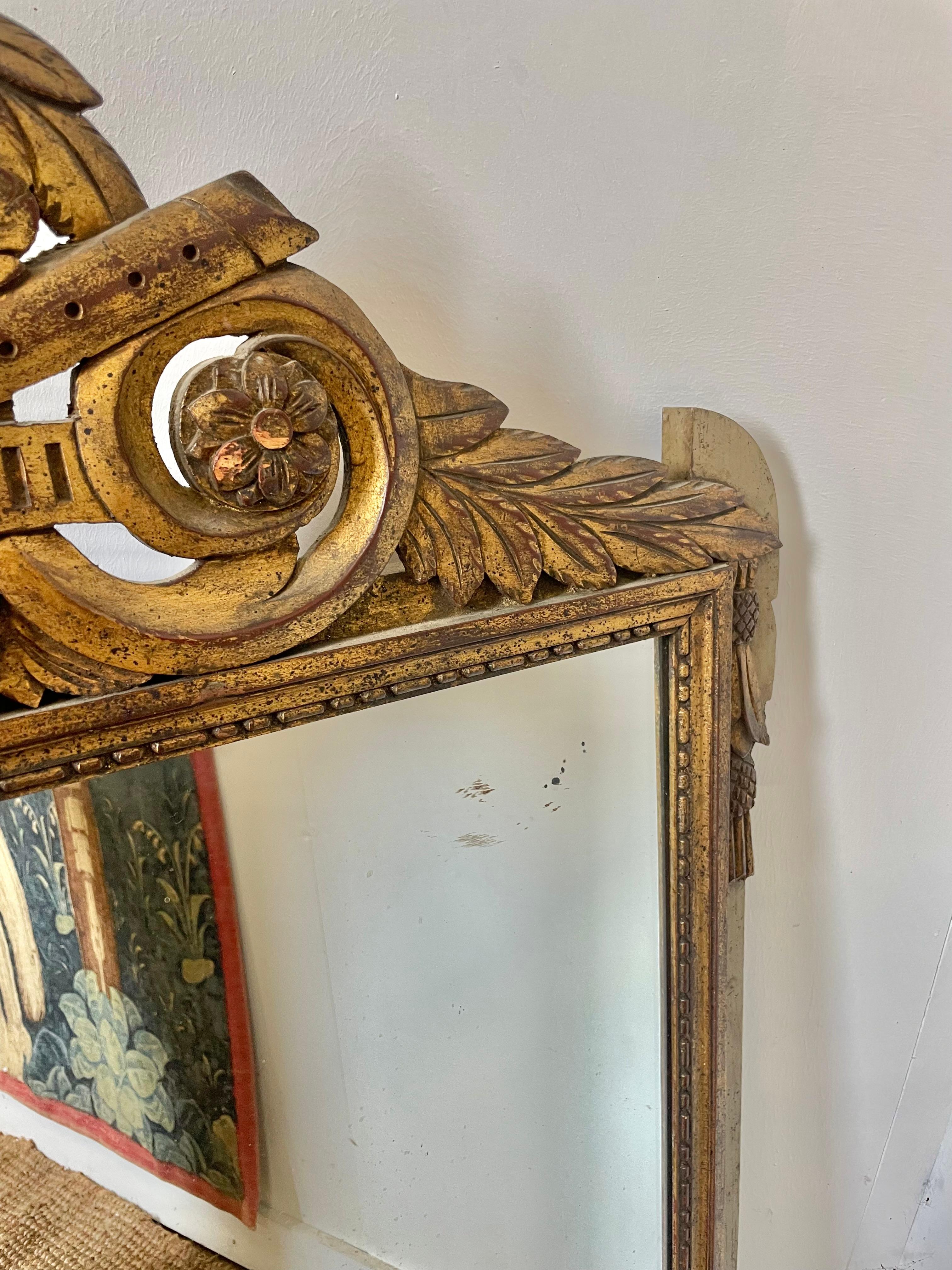 Mid-20th Century Decorative early 20th century Louis XVI style mirror For Sale