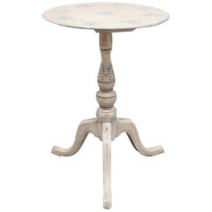 Decorative Early 20th Century Painted Tripod Table