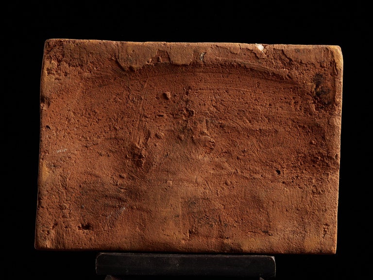 Decorative Earthenware Tiles with Abstract Relief For Sale at 1stDibs