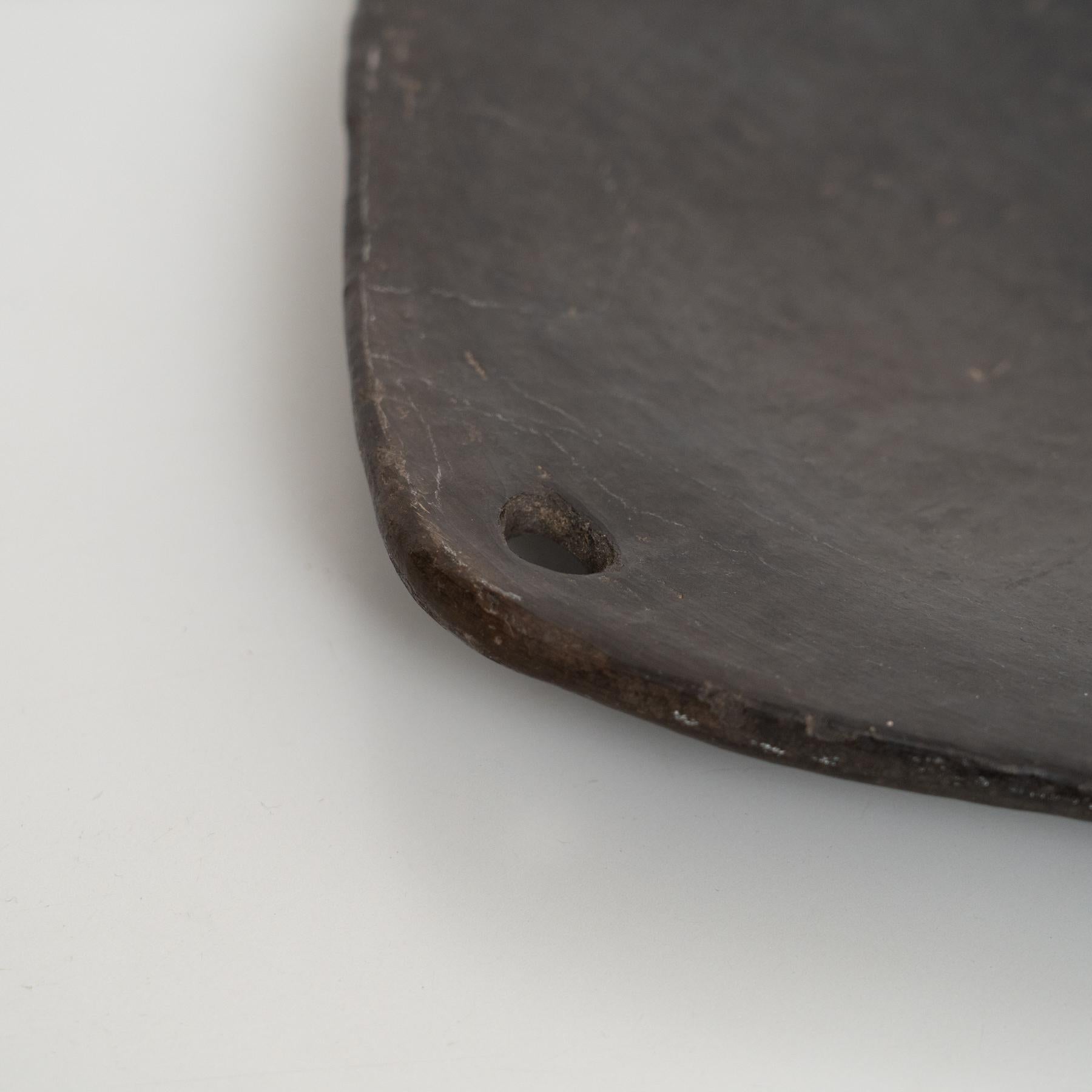 Mid-20th Century Decorative Earthenware Tray, circa 1950 For Sale