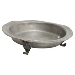 Bandeja decorativa de barro, hacia 1950