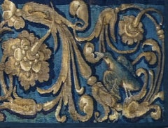 Decorative Element, Fragment Of Brussels Tapestry 17th Century - No. 1450