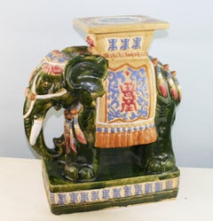 Decorative Elephant Garden Seat/Pedestal