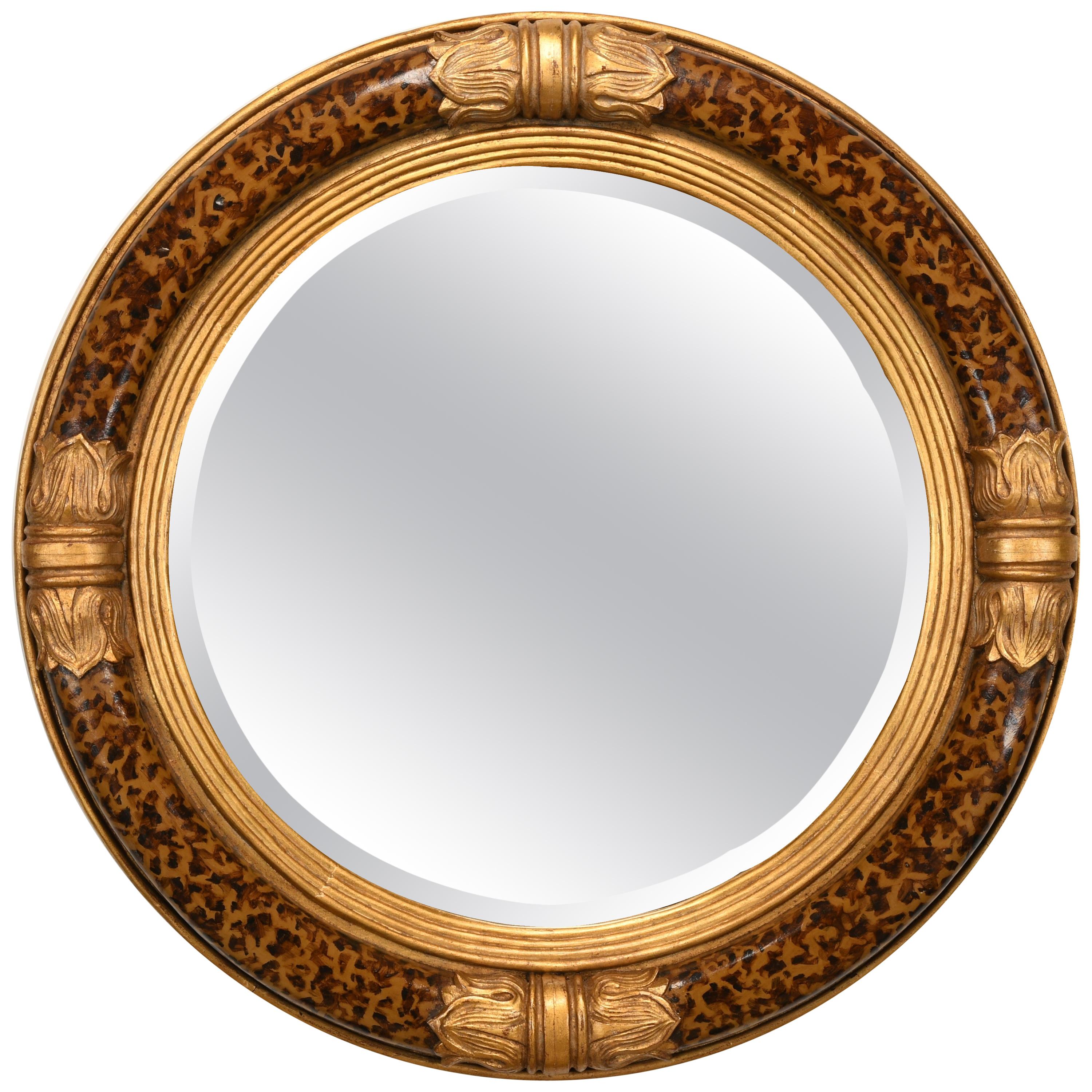 Decorative Empire Style Mirror, Late 20th Century