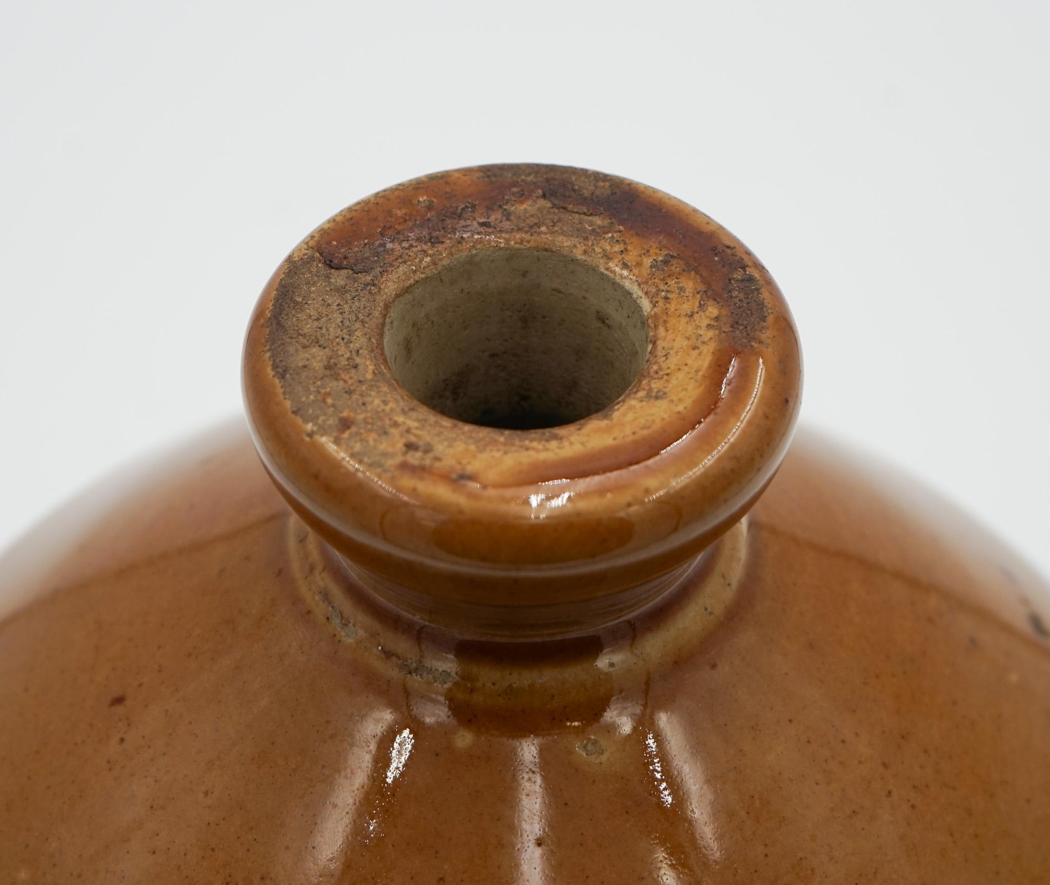 20ième siècle VASE DE JUG FLOWER ENGLISH ANTiQUE STONEWARE DECORATIVE en vente