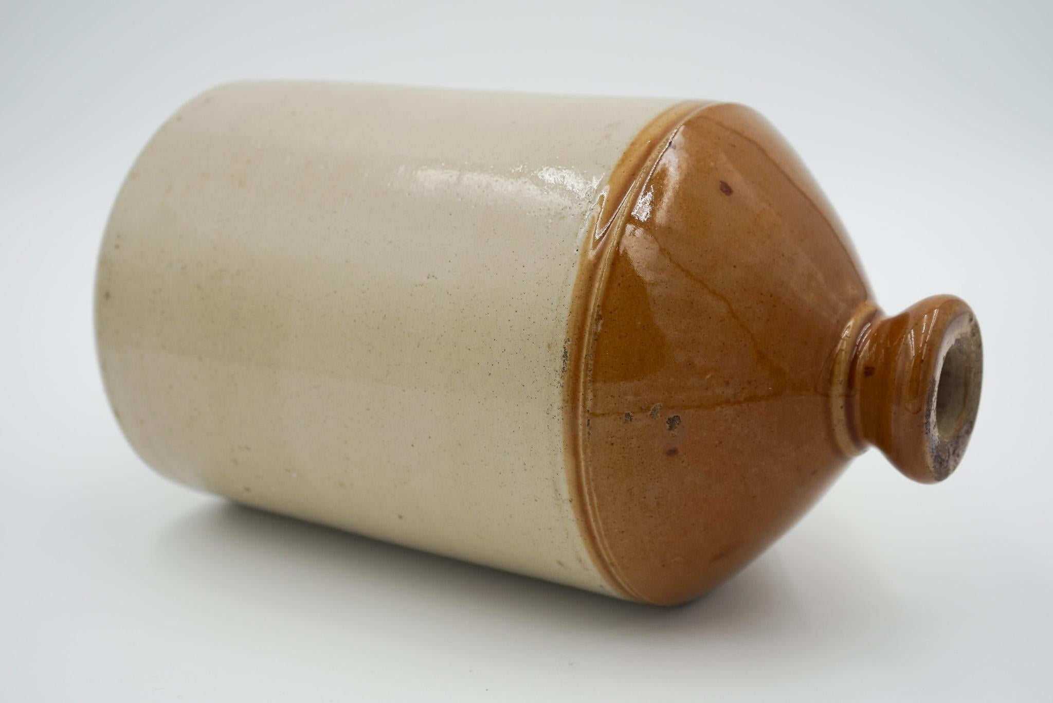 VASE DE JUG FLOWER ENGLISH ANTiQUE STONEWARE DECORATIVE en vente 1