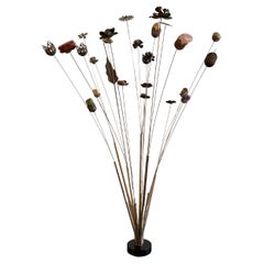 Decorative Everlasting Bouquet of Flowers Made from Hat Pins, Italy, 1950s