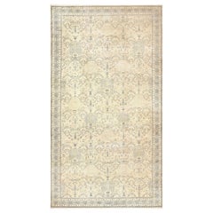 Decorative Extra Large Antique Indian Agra Carpet. Size: 16 ft x 29 ft 6 in