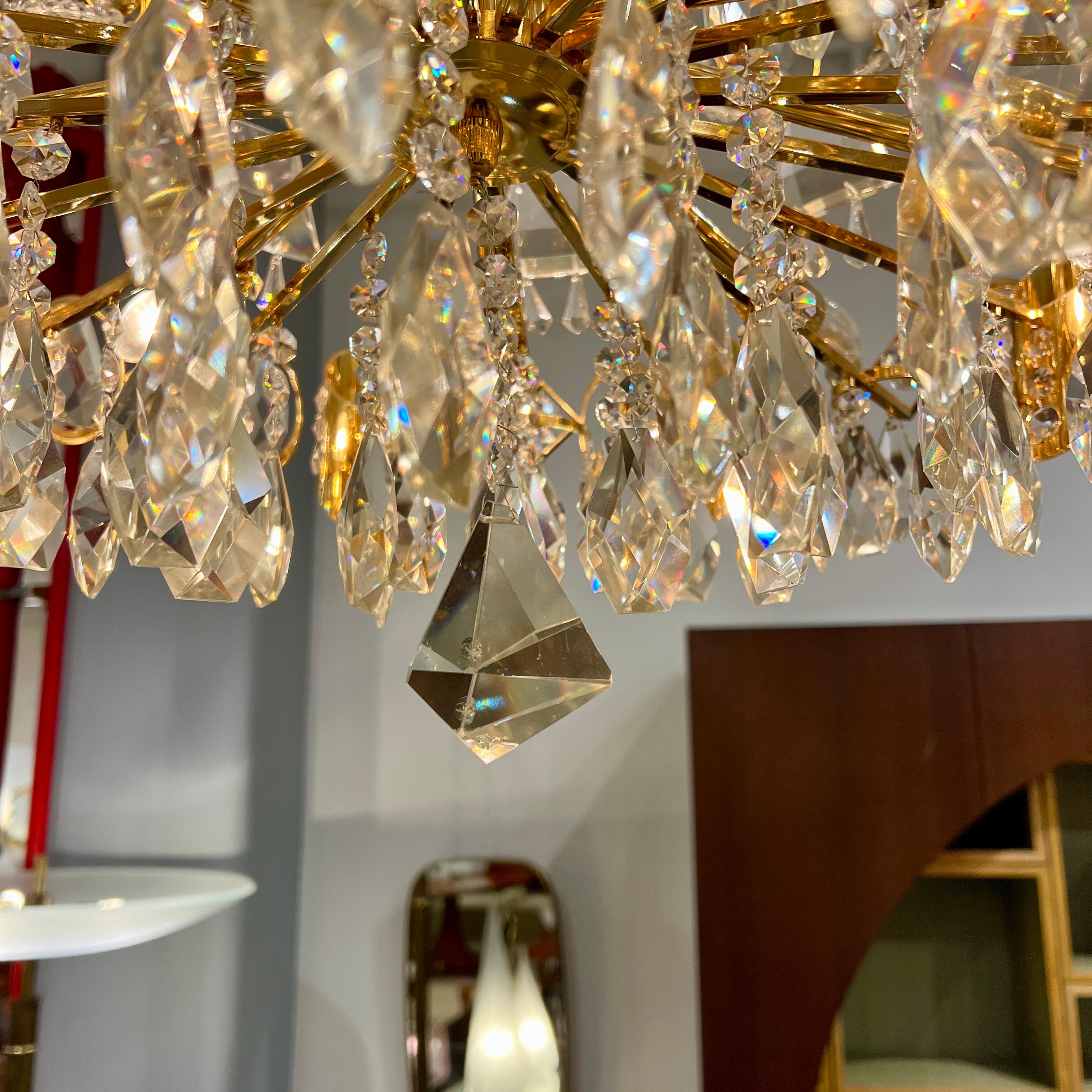 Lustre décoratif quinze lumières par Rejmyre Bon état - En vente à New York, NY