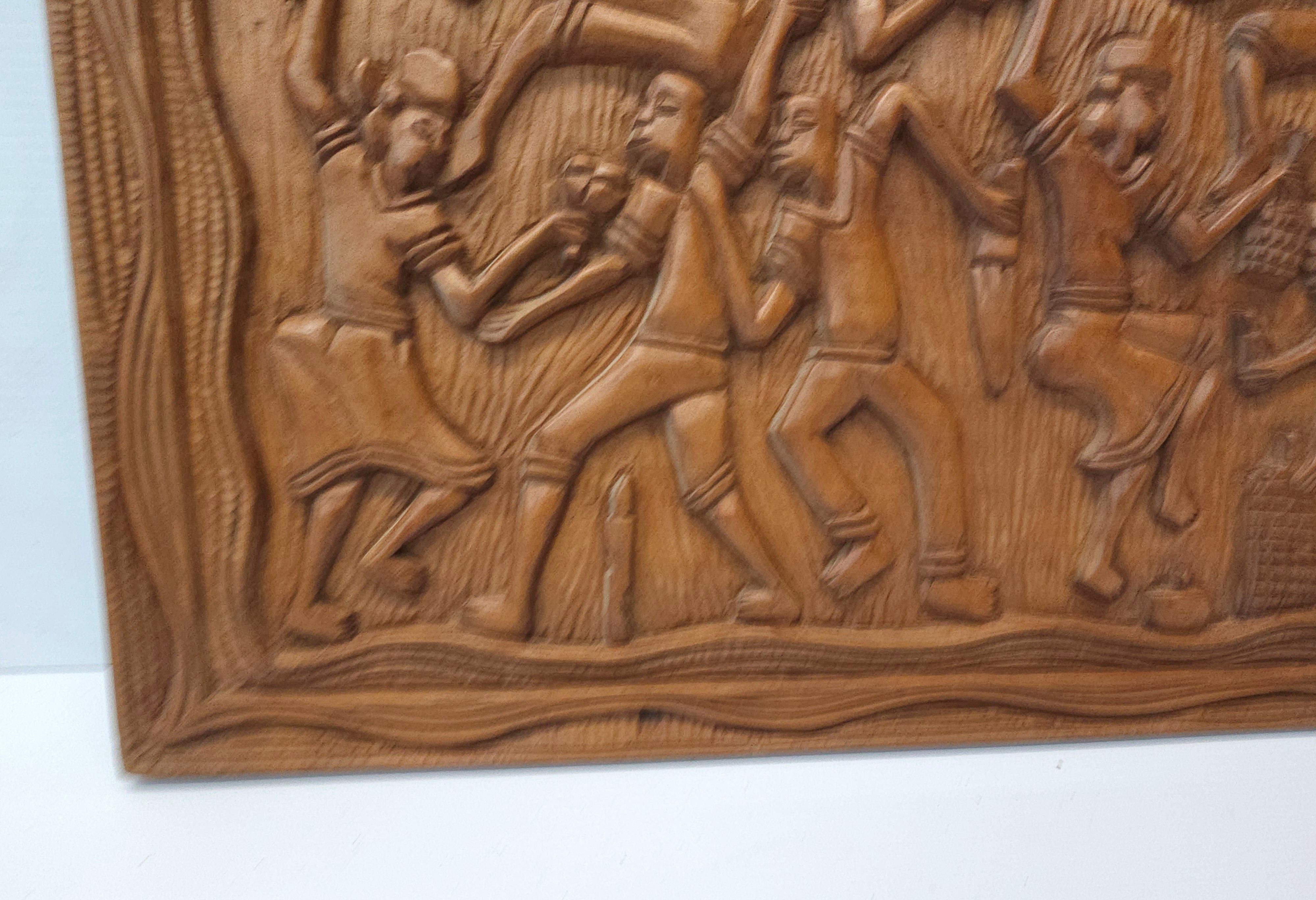 Decorative Fine Carved Wood Wall Panel For Sale 3