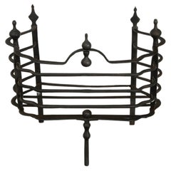 Antique Decorative Fireplace Grate / Firegrate