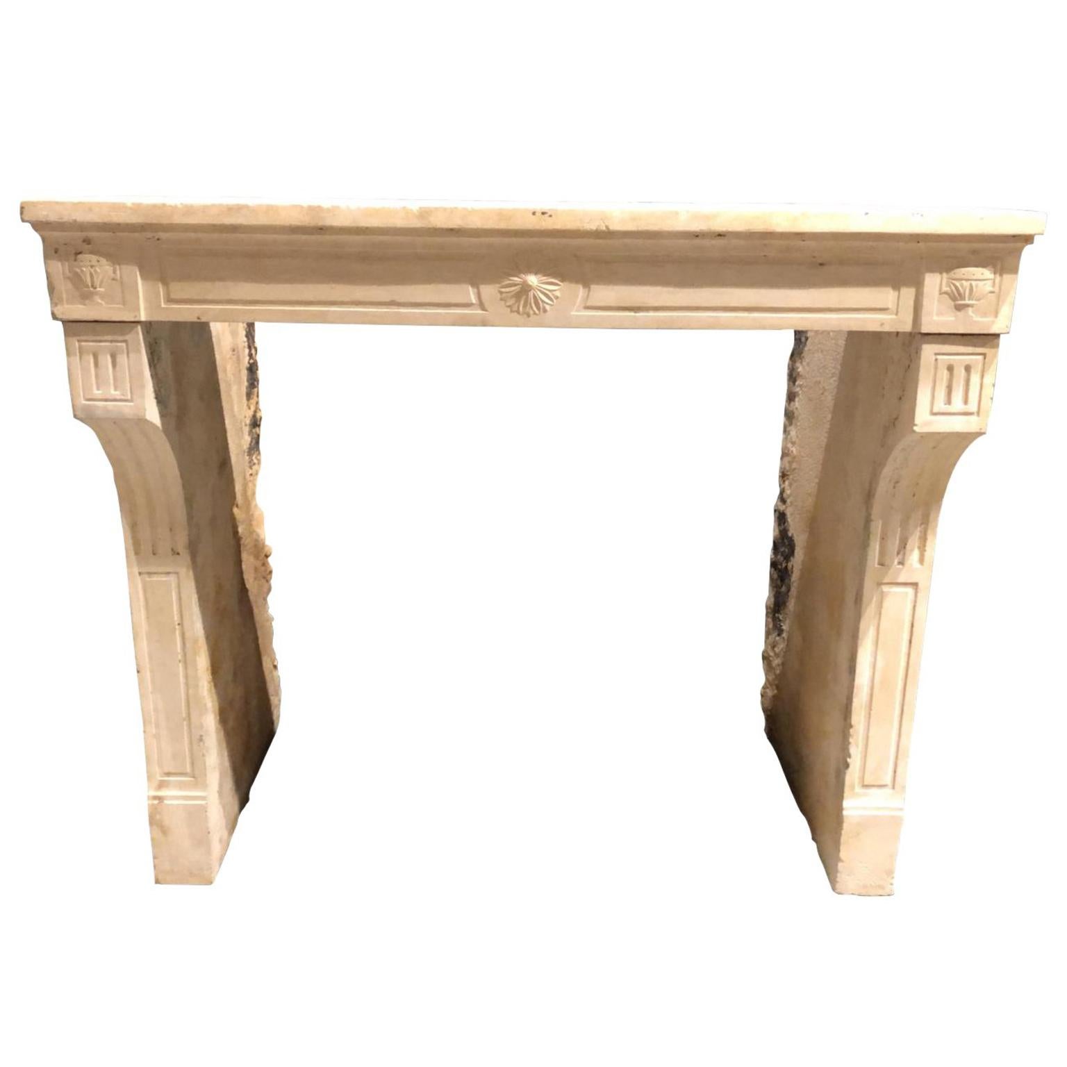 Decorative Fireplace Mantel in the Style of Louis XIV For Sale