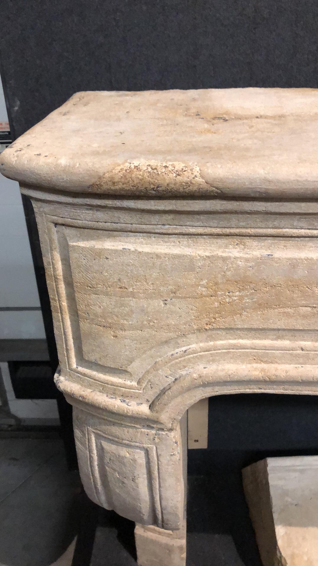 Decorative Fireplace Mantel in the Style of Louis XV For Sale 1