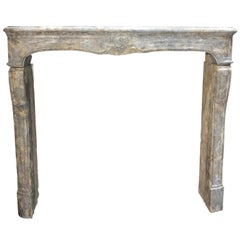 Decorative Fireplace Mantel in the Style of Louis XV