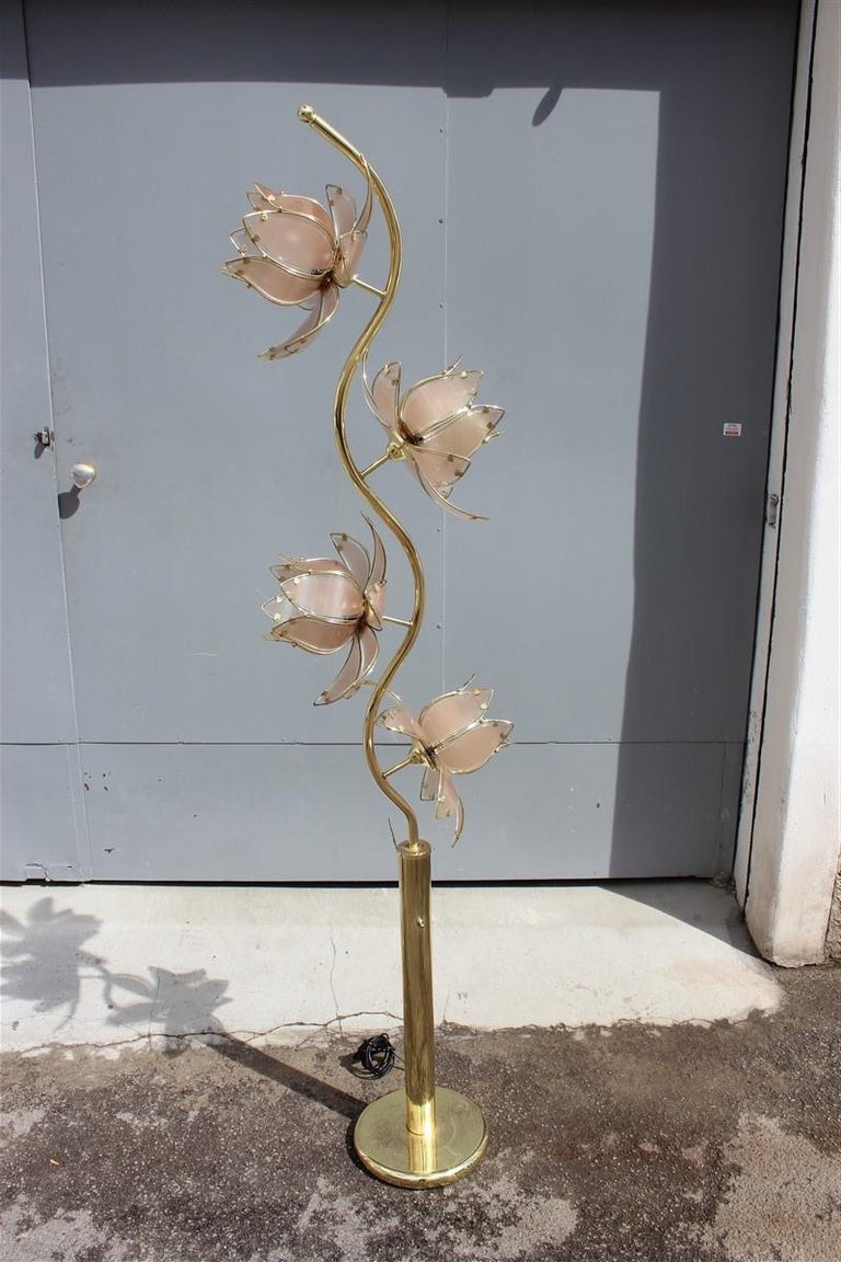 Decorative Floor Lamp Lotus Flower, Crystal Lotus Flower Table Lamp