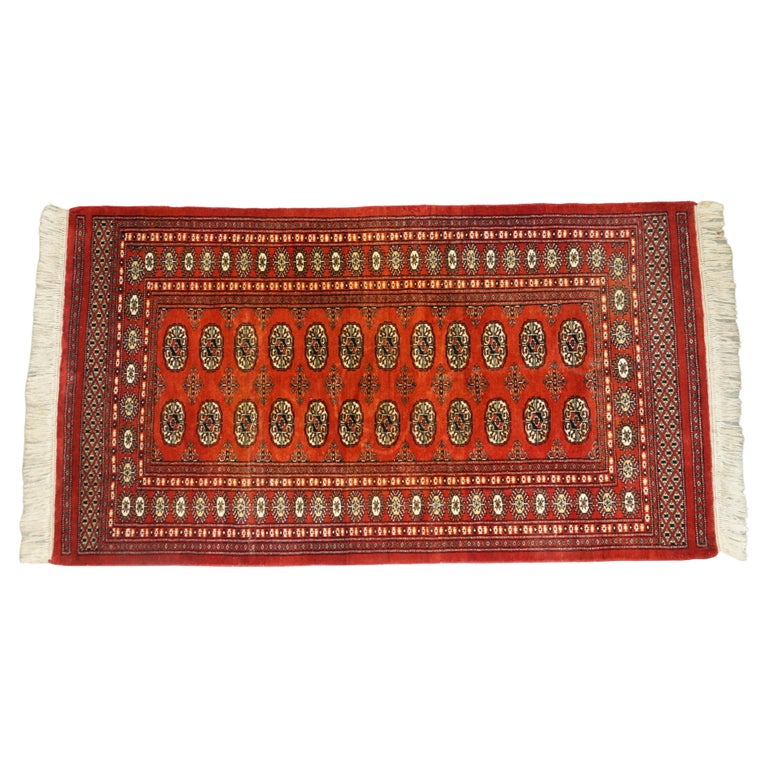 Decorative Floral Rug Medium Sized 96.5cm x 188cm Fine Hand Knotted For ...