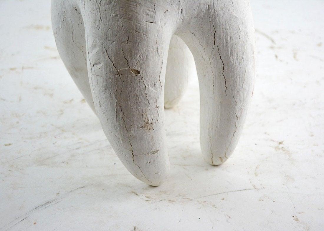 American Decorative Foam Tooth Sculpture For Sale