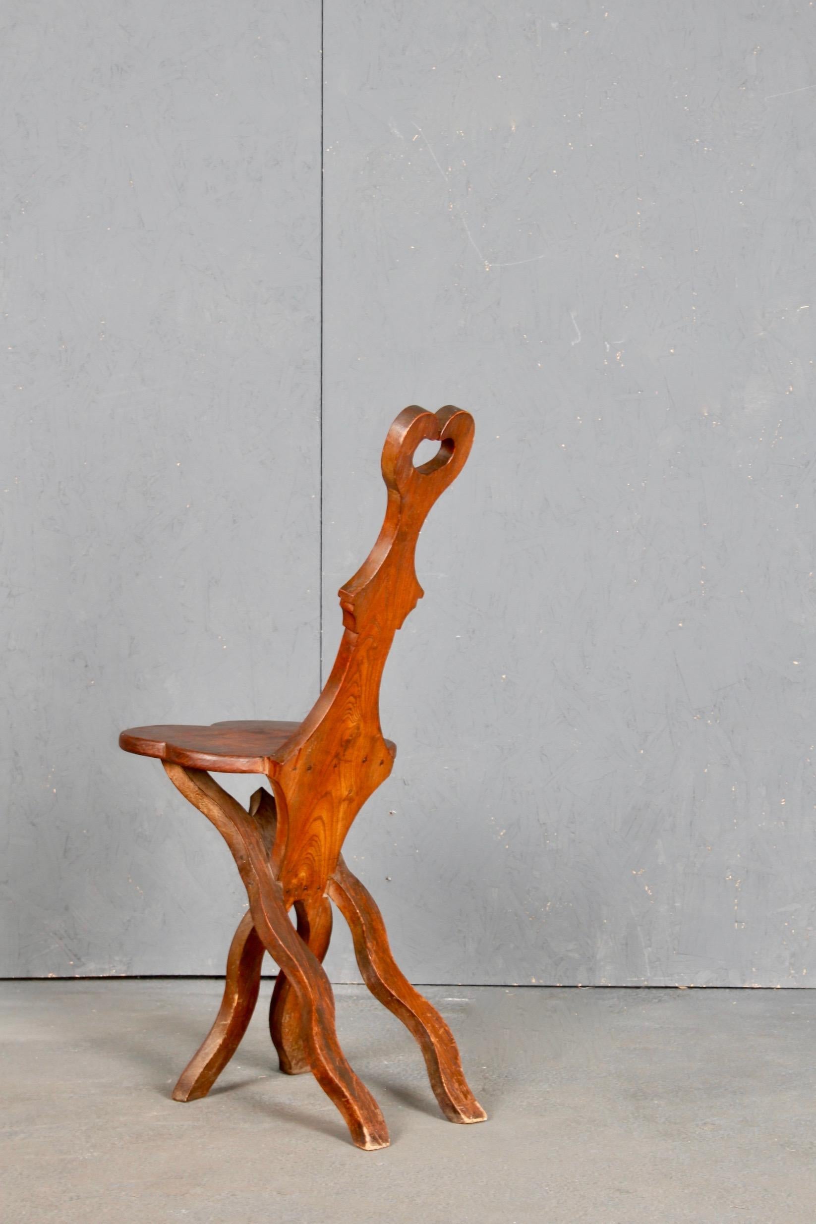 Wood decorative folding chair For Sale